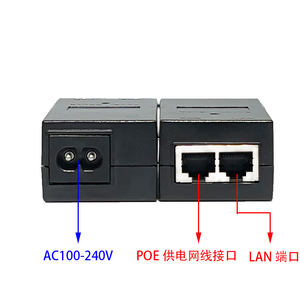 2 cổng 24V 48V Thụ động <span class=keywords><strong>PoE</strong></span> phun 1000 Mbps Gigabit AC DC Power Adapter cho CCTV/An ninh/<span class=keywords><strong>PoE</strong></span> <span class=keywords><strong>IP</strong></span> máy ảnh - Product Image 4