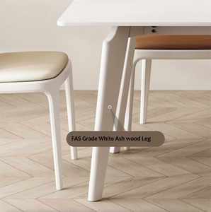 ATUNUS Factory Straight Nice Price Top Quality Elegant Design Minimalism Cream Color Milano Style Dinning Table Coffee Table - Product Image 3