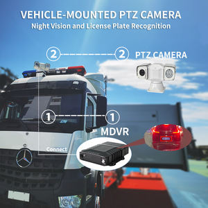 Smart PTZ <strong>Camera</strong> 2MP Infrared 150m Auto Tracking AI Recognition Waterproof MDVR <strong>Camera</strong> for Special Vehicle Marine Application - Product Image 4