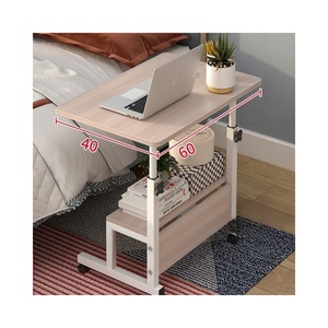 Hot Sale Modern Foldable Adjust Lifting Studying <strong>Notebook</strong> <strong>Computer</strong> <strong>Table</strong> With Bookshelf for Student - Product Image 1