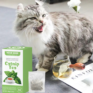 Té de hierba gatera seca Natural de alta calidad para gatos Atractivo beber más agua Catnip Tea Bag Catnip para gato - Product Image 5