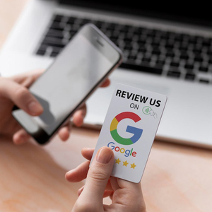 NFC Google Bewertungskarte mit QR-Code wiederverwendbare Smart Card Tipsen auf Bewertungskarte - Product Image 3