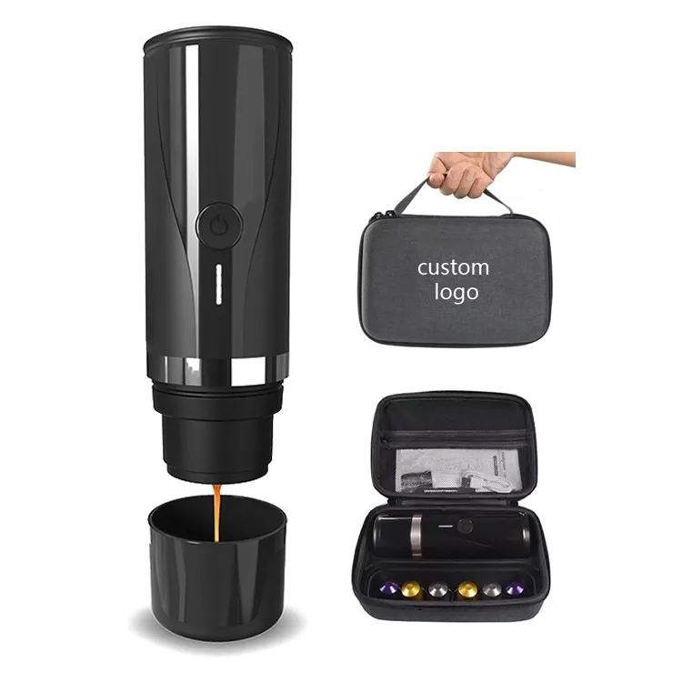 Mini cafetera eléctrica de fermentación fría y caliente, máquina de café expreso portátil para viaje, venta al por mayor de fábrica