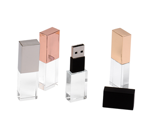 水晶 usb 闪存驱动器雕刻玻璃 USB 棒