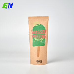 Bán buôn tùy chỉnh in logo compostable giấy <span class=keywords><strong>Ice</strong></span> Cream <span class=keywords><strong>Pop</strong></span> Popsicle Túi - Product Image 5