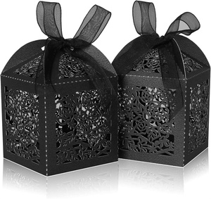 Tinh Tế Bướm Thiết Kế Sang Trọng Ủng hộ Đám Cưới Hộp Ngọt Ngào Quinceanera Quà Tặng Kẹo Hộp Bao Bì Cho Đảng - Product Image 2