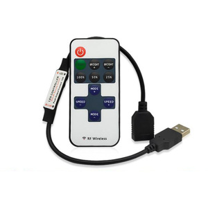 RF 11 ключ монохромный USB светодиодный контроллер для однотонные полосы света с беспроводным пультом дистанционного управления - Product Image 1