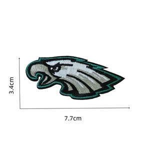 排他的なフットボールリーグNFLチームのロゴフィラデルフィアイーグルスパッチカンザスシティチーフラスベガスレイダースロサンゼルスチャージャーズ