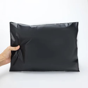 9.8X13.4 inç özel Logo baskılı Express için geri dönüşümlü siyah poli mailler çorap nakliye giysi zarf poli posta çantası