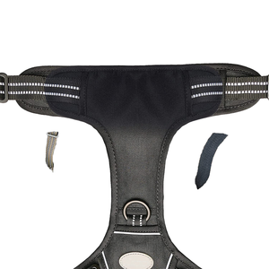 900D Nylon wasserdicht Luxus Sport großes Hunde geschirr No Pull Tactical <span class=keywords><strong>Collar</strong></span> Leash Weiche reflektierende verstellbare Haustier weste Geschirr - Product Image 5