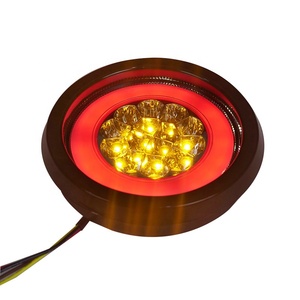 トラックトレーラー用の新しいタイプ4インチラウンドシールLEDテールライト - Product Image 2