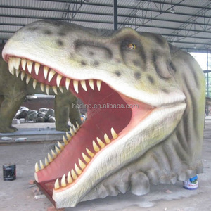 بوابة دينو المصنوعة من الألياف الزجاجية الجوراسي ، مدخل بحجم كبير لمراكز التسوق والأماكن العامة والمطارات - Product Image 4