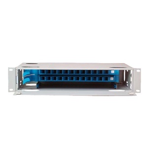 24 núcleos Panel de conexión de fibra montaje en rack 19 unidad de red de fibra óptica - Product Image 6