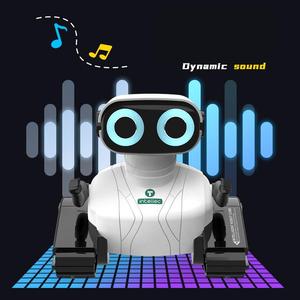 2024 nuevo diseño 2,4 GHz juguete de Control remoto Rc Robot inteligente con rotación de luz y sonido Robot de demostración automático para niños educación