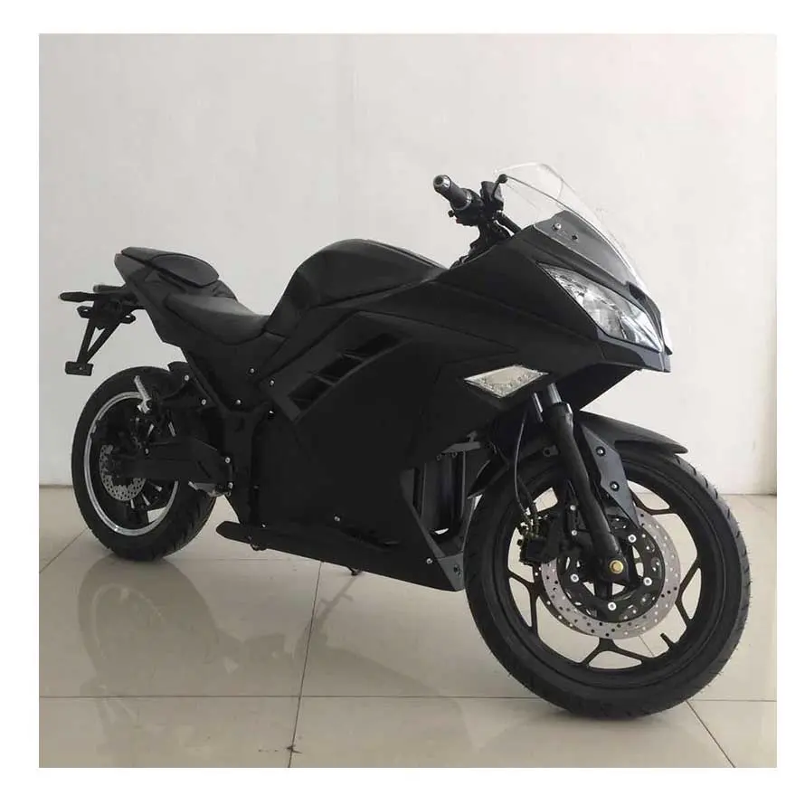 Ucuz güçlü yüksek hızlı 5000W RZ Model elektrikli motosiklet yetişkin