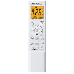 Chunghop Neues Design neue Codes K-2098E Universal-Wechselstrom-Fernbedienung Blisterkarte Klimaanlage gebrauchter fester Code CE