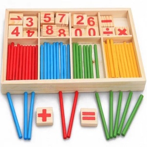 木制教育玩具智能计数棒数学玩具儿童学习数学木制教育玩具 - Product Image 3