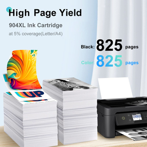 904XL HP mürekkep kartuşları 904XL Combo paketi yedek yazıcı mükemmel (5 paket) HP mürekkep kartuşları için uyumlu - Product Image 5