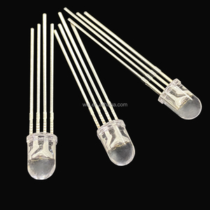 Программируемый адресный 4-контактный Полноцветный 5 мм RGB LED SK6812 WS2811 точечный контроль Ws2812b 5 мм светодиодный Диод с IC - Product Image 5