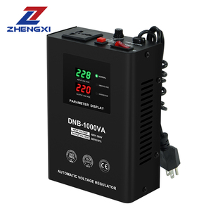 Modern 1000VA Automatic <strong>Voltage</strong> Stabilizer with LCD Display Single Phase 100V-260V AC Input 220V Relay Type Regulator SVC Use - Product Image 2