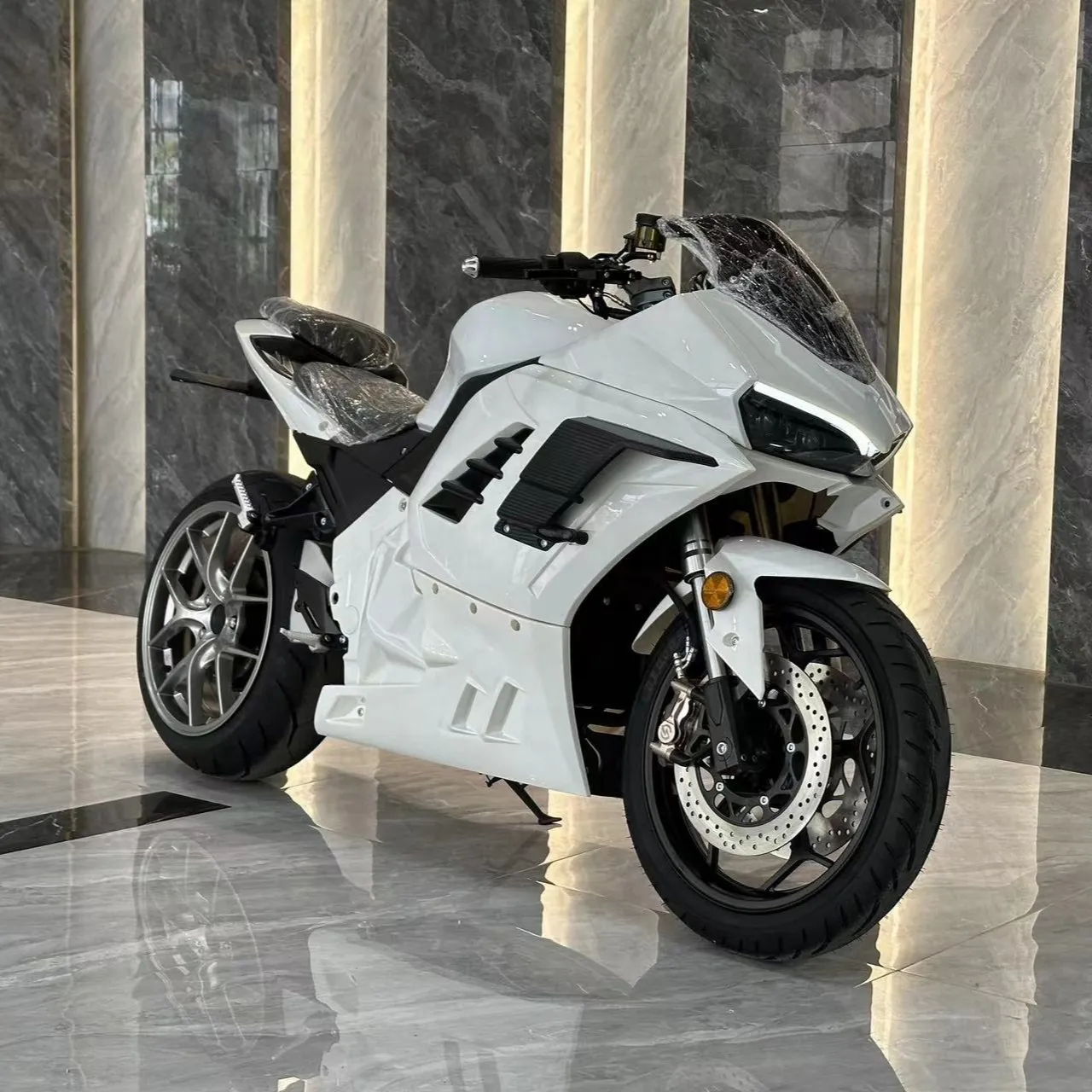 Heißer Verkauf hoher Qualität 8000w Mittelmotor Geschwindigkeit 150 km/h Rennen Elektromotor rad Single Swing Arm Motorrad