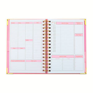 Custom A5 Hardcover Daily Planner <strong>Notebook</strong> Spiral Bound Planner <strong>2025</strong> Journal <strong>Notebook</strong> with Daily Planning Pages and <strong>Index</strong> - Product Image 6