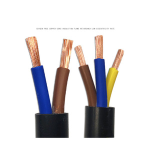 GP Factory <strong>Direct</strong> Sale Outdoor Flexible RVV Copper PVC <strong>Wire</strong> 2-3 Core 0.5-6mm Cable with Sheath for Overhead Application - Product Image 3