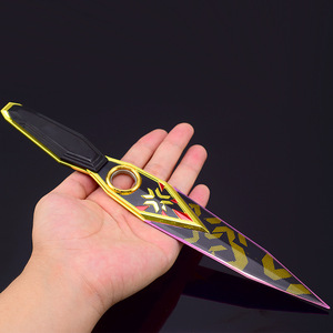 <strong>Valorant</strong> Championship Bitter No 28cm Large Cool Metal Dart Weapon Model Uncut Children's Toy Full Metal Customizable Model