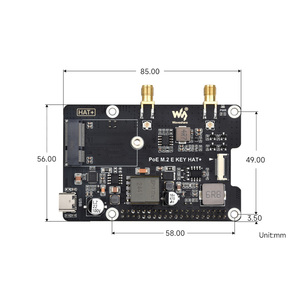 PCIe To M.2 E KEY HAT für Raspberry Pi 5 Kompatibel mit NGFF (M.2 E Key) Wireless NIC USB Bluetooth Raspberry Pi 5 PCIe HAT - Product Image 6