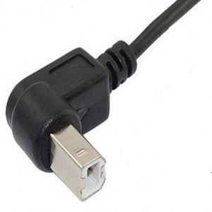免费样品定制USB 2.0 a公到下角度USB 2.0 B公打印机电缆 - Product Image 3