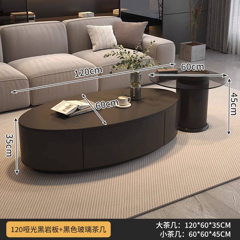 Noir mat 120cm, verre gris, combinaison 60.