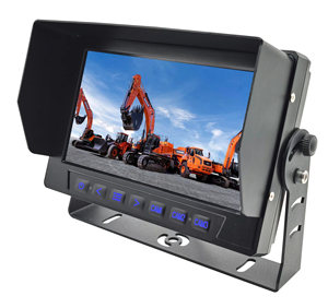 Monitor LCD TFT a Color, 7 pulgadas, IP69, resistente al agua, con 3 entradas de vídeo de 12V y 24V - Product Image 1