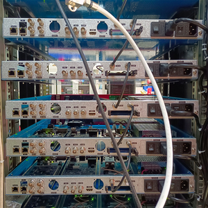 Decodificatore ricevitore satellitare digitale DVB-C DVB-T DVB-T2 DVB-S DVB-S2 IP opzionale ASI IRD - Product Image 4
