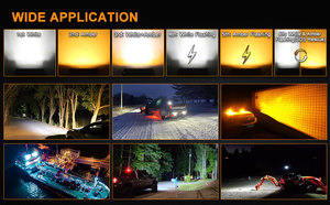 NAO 480W beyaz Amber <span class=keywords><strong>Led</strong></span> ışıklı çubuklar Off Road ışıkları 4X 4 <span class=keywords><strong>Led</strong></span> çubuk sarı Strobe küp bakla SUV araba kamyon Offroad <span class=keywords><strong>led</strong></span> çubuk ışıkları