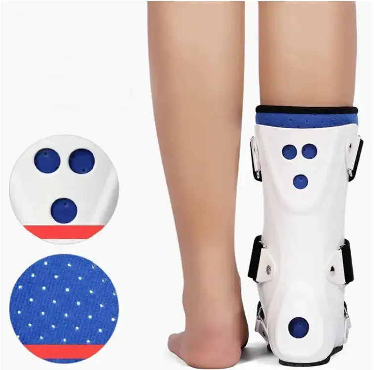 Diseño antideslizante, inflado de aire, Rehabilitación Ortopédica ajustable para caminar, fractura de tobillo, andador, bota, tirantes para piernas