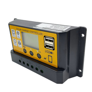 Контроллер уличного освещения на солнечной батарее, черный DC11.1V PWM, ЖК-дисплей, контроллер зарядки солнечных элементов 12V24V10A20A - Product Image 2