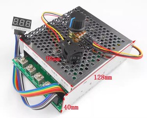 Regulador de velocidad del motor de CC 12V24V36V48V Módulo de accionamiento de alta potencia Controlador PWM 0-100A Pantalla digital - Product Image 3