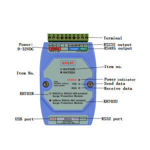 USBコンバータ4-20MA入力デジタルモジュールKH702U通信改善のためのインバーター付きRS485/RS232 - Product Image 6