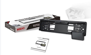 Solar Energy EU License Plate <strong>Wireless</strong> Backup <strong>Reversing</strong> Camera with Parking Lines, 4.3&quot; Monitor Stand Alone and Suction Holder - Product Image 6