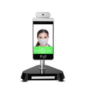 8 インチ愛顔認識装置電子アクセス制御温度検出記録表示 - Product Image 5