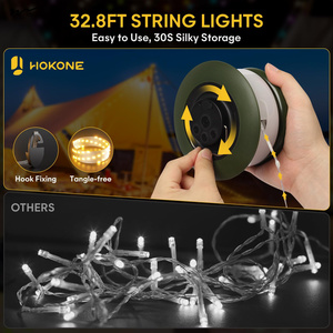 Camping <strong>String</strong> Lights,Rechargeable Camping Lights <strong>String</strong> <strong>with</strong> 4 Lighting Modes,Waterproof LED Hanging Camping Tent Light - Product Image 4