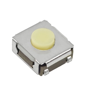 FOSEN Silikon kopf Metall Shell Button Einfach zu installieren 6,5*6,5mm Höhe Kamera Button Tact Switch für Fernbedienungen TS-1312 - Product Image 2