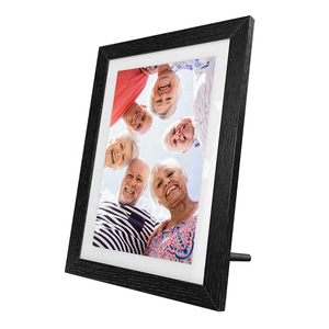 More Size Inch Wood Frame Solar Digital <strong>Photo</strong> Frame 15.6 Inch - Product Image 5