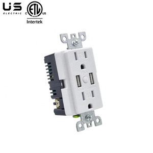 BAA-032 US Standard Smart Wi-fi <strong>Socket</strong> High Speed 3A 5VDC Dual <strong>USB</strong> Port Wall Outlet Charger a Wifi <strong>Multi</strong> <strong>Functional</strong> Wall Outlet - Product Image 1