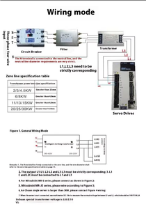Intelligenter 3-Phasen-Servotransformator 1kW bis 5,5 kW Eingangs spannungs bereich 4-Draht für Servo treiber - Product Image 3