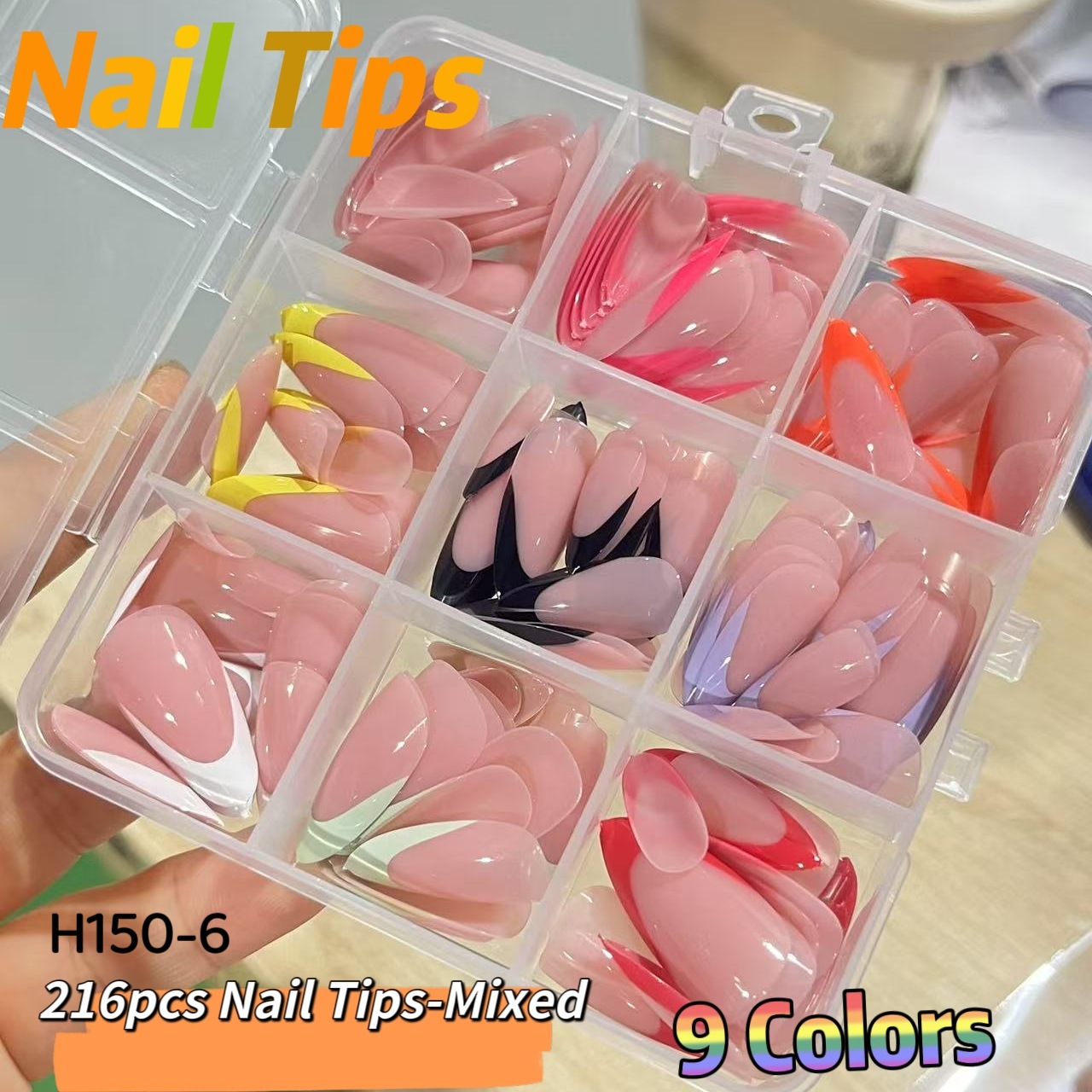 9 couleurs 216 pièces français h150-6