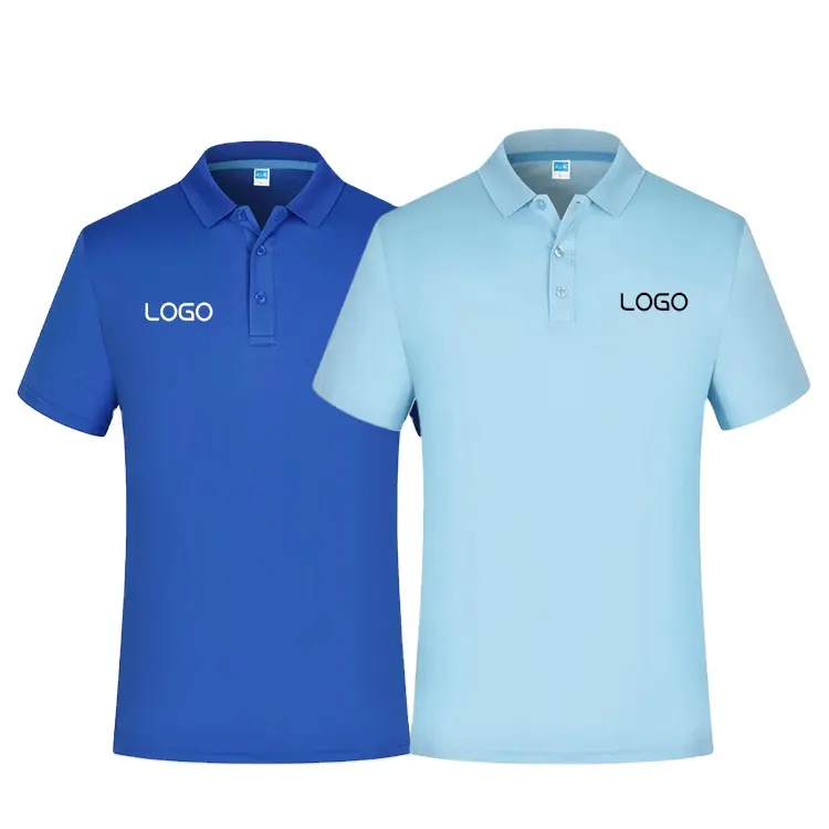 Kaus Polo Golf Kain Cepat Kering Harga Murah untuk Olahraga Poliester Kaus Polo Pria