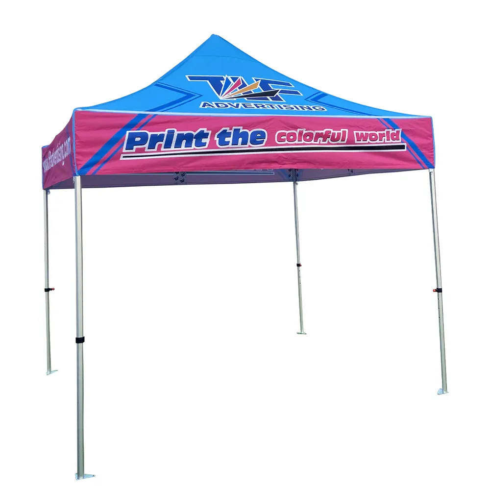 Barato personalizado impreso carpa dosel al aire libre carpa 10x10 personalizado pop up carpa