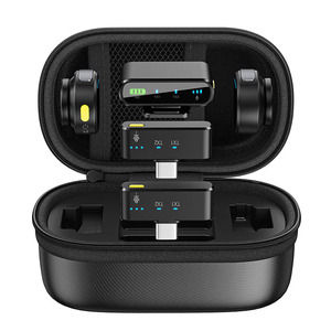 M93 Giảm Tiếng Ồn <span class=keywords><strong>Microphone</strong></span> Với Clip 2.4G Từ Tính Lavalier <span class=keywords><strong>Microphone</strong></span> Không Dây Cho Cuộc Phỏng Vấn Vlog Ngoài Trời Máy Ảnh <span class=keywords><strong>Microphone</strong></span> - Product Image 2