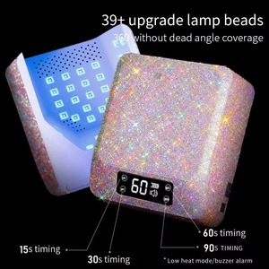 78W Nail Dryer Gel smalti luce 4 Timer di impostazione professionale lampada ad asciugatura rapida con Display sensore automatico per salone e casa - Product Image 3